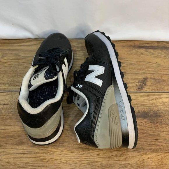 New Balance 574 woman’s size 6.5. Black/white/gray. New condition. Gorgeous! - Picture 7 of 10
